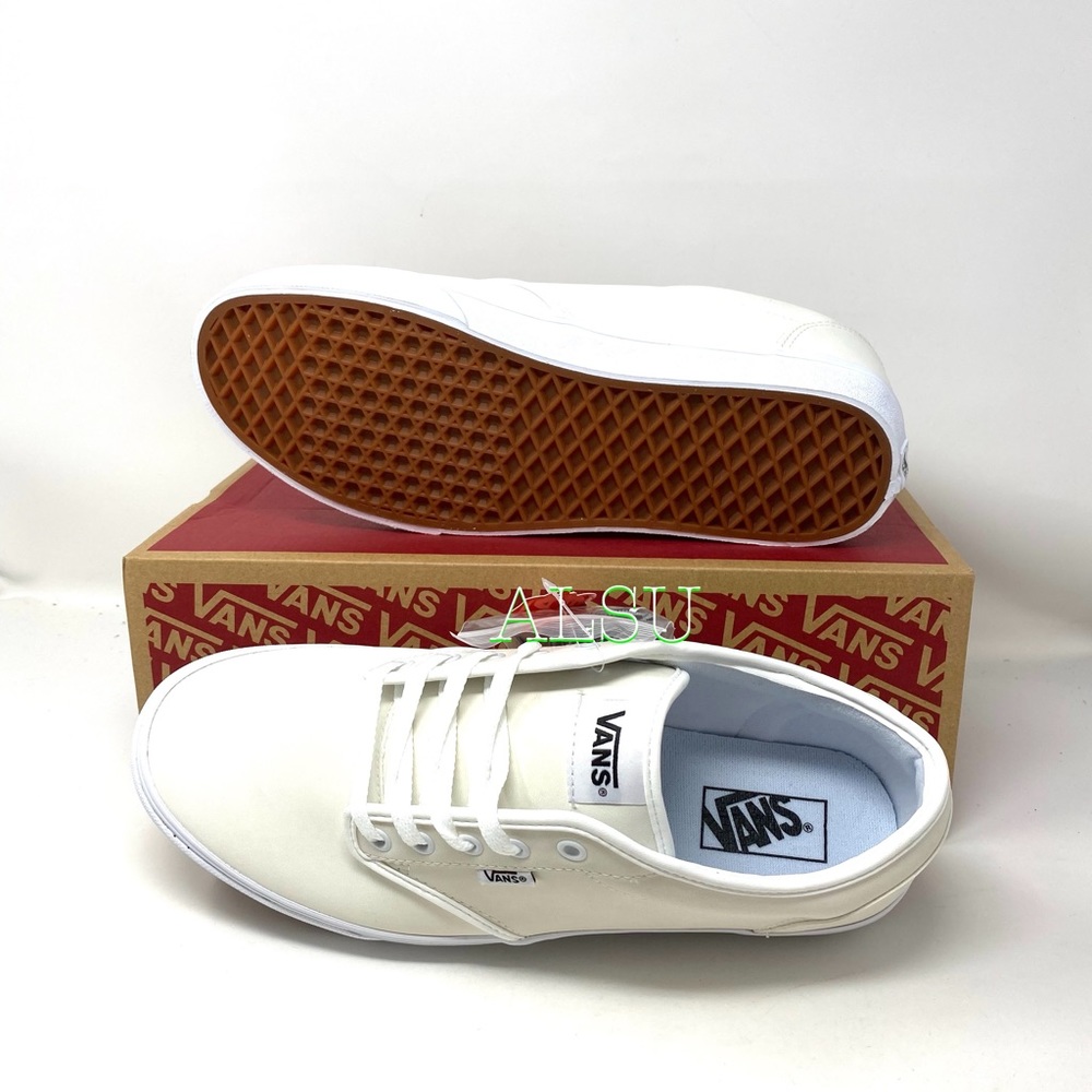 VANS Atwood Leather True White Men’s Sneakers - Picture 4 of 10